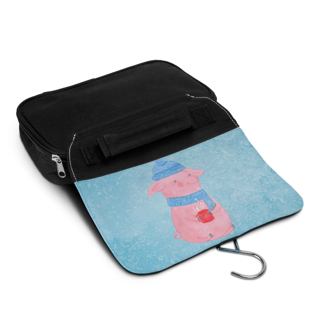Kulturbeutel Lallelndes Glühschwein Kulturbeutel, Zum Aufhängen, Waschtasche, Kosmetiktasche, Damen, Herren, Aufbewahrungstasche, Schminktasche, Kosmetikbeutel, Organizer, Kulturtasche, Schminkutensil, Winter, Weihnachten, Weihnachtsdeko, Nikolaus, Advent, Heiligabend, Wintermotiv, Glühwein, Betrunken, Weihnachtsmarkt, Spruch