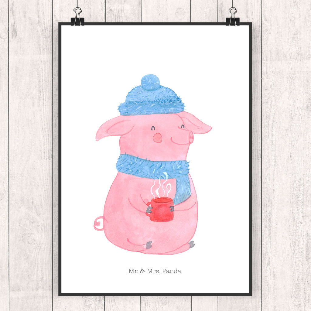 Poster Lallelndes Glühschwein Poster, Wandposter, Bild, Wanddeko, Küchenposter, Kinderposter, Wanddeko Bild, Raumdekoration, Wanddekoration, Handgemaltes Poster, Mr. & Mrs. Panda Poster, Designposter, Kunstdruck, Posterdruck, Winter, Weihnachten, Weihnachtsdeko, Nikolaus, Advent, Heiligabend, Wintermotiv, Glühwein, Betrunken, Weihnachtsmarkt, Spruch