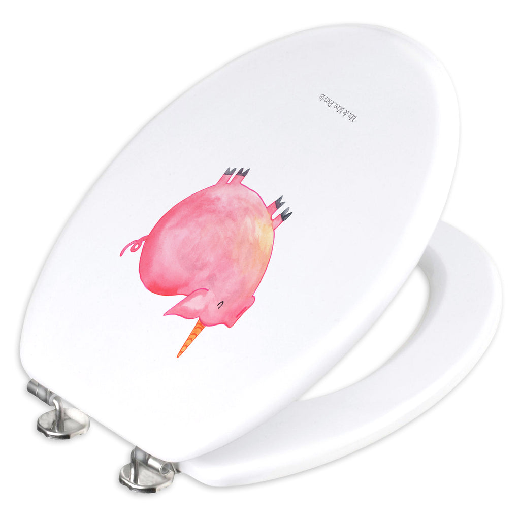 Motiv WC Sitz Einhorn Schweinhorn Klobrille, Klodeckel, Toilettendeckel, WC-Sitz, Toilette, Einhorn, Einhörner, Einhorn Deko, Pegasus, Unicorn, Party, Spaß, Schwein, Schweinhorn, Bauer, witzig. lustig, Spruch, geschenk, Pig, Piggy, funny, english, englisch