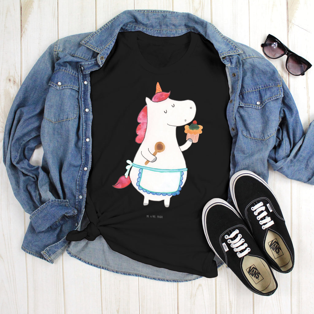 Größe S T-Shirt Einhorn Küchenfee T-Shirt, Shirt, Tshirt, Lustiges T-Shirt, T-Shirt mit Spruch, Party, Junggesellenabschied, Jubiläum, Geburstag, Herrn, Damen, Männer, Frauen, Schlafshirt, Nachthemd, Sprüche, Einhorn, Einhörner, Einhorn Deko, Pegasus, Unicorn, backen, Muffin, Motivation, Träumer, träumen, Bäckerin, Hobbykoch, Koch, Torte, Kuchen