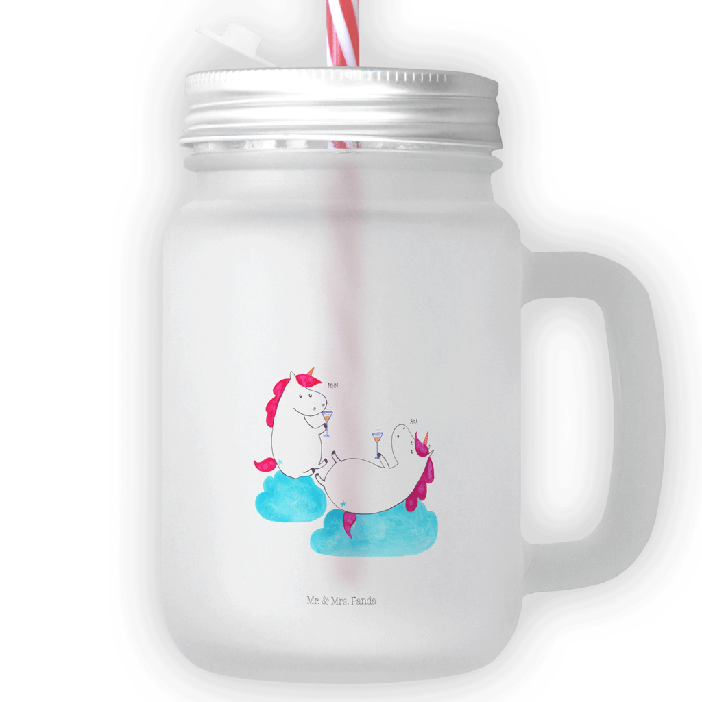 Trinkglas Mason Jar Einhörner Sekt Mason Jar, Glas, Trinkglas, Henkelglas, Sommerglas, Einmachglas, Cocktailglas, Cocktail-Glas, Mason Jar Trinkglas, Satiniertes Glas, Retro-Glas, Strohhalm Glas, Schraubdeckel Glas, Sommerparty Einrichtung, Einhorn, Einhörner, Einhorn Deko, Pegasus, Unicorn, Freundinnen, Freundin, BFF, Sekt, Mädelsabend, Spaß, Party, Korken, Anstoßen, Beste