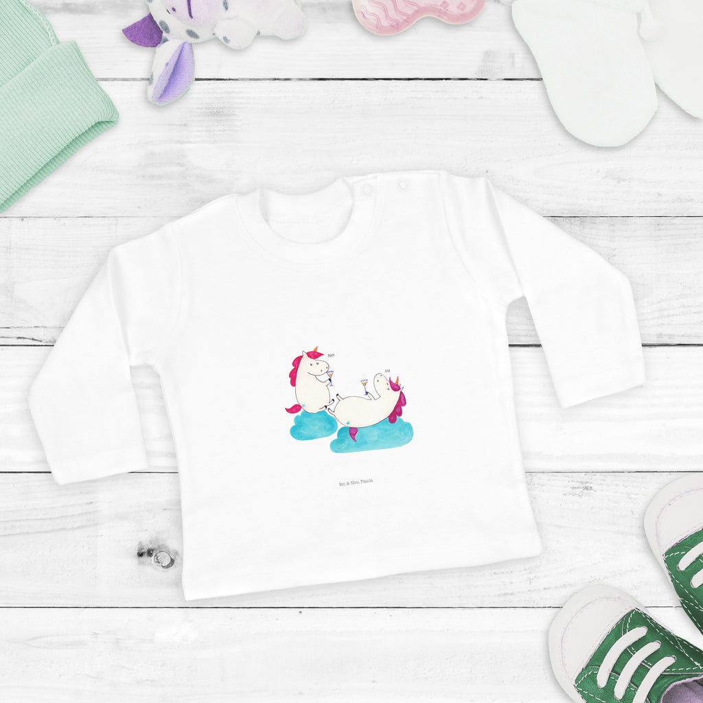 12-18 Monate Baby Longsleeve Einhörner Sekt Mädchen, Jungen, Baby, Langarm, Bio, Kleidung, Einhorn, Einhörner, Einhorn Deko, Pegasus, Unicorn, Freundinnen, Freundin, BFF, Sekt, Mädelsabend, Spaß, Party, Korken, Anstoßen, Beste