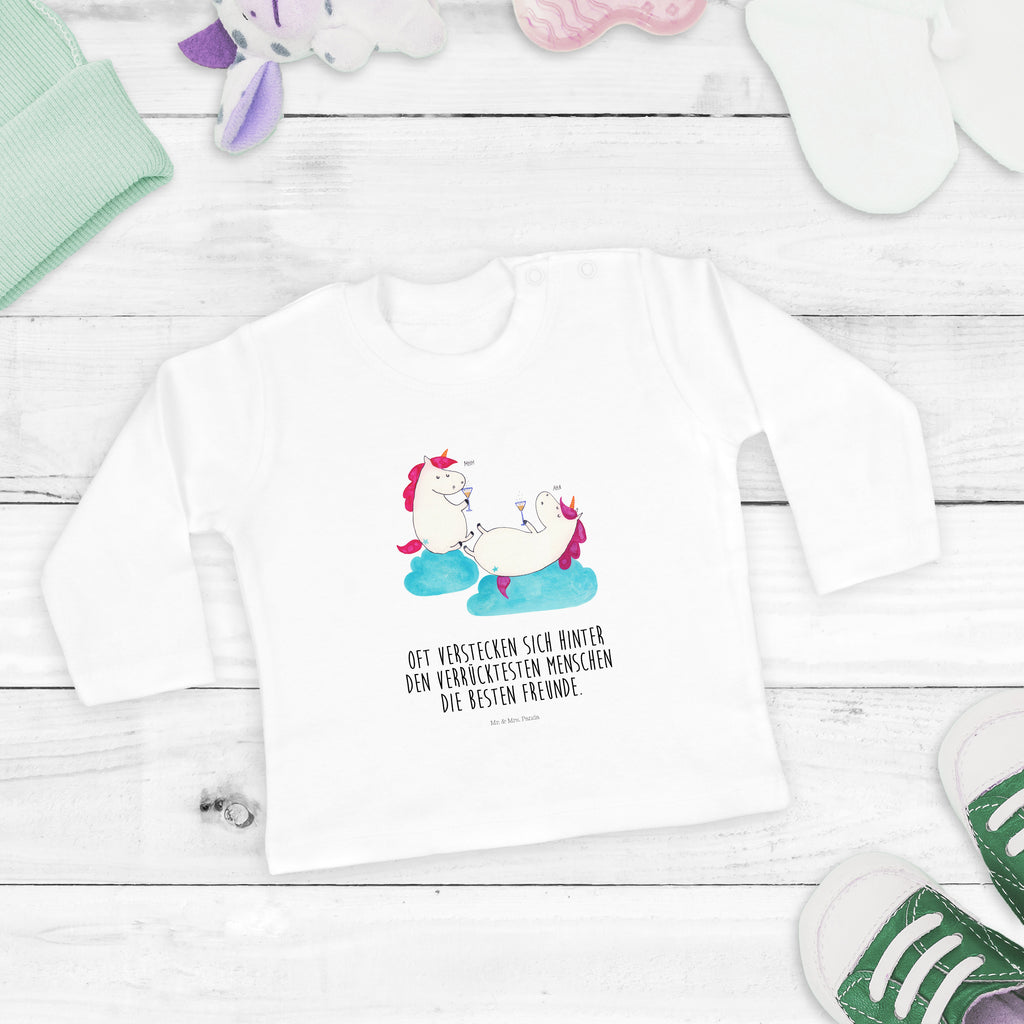 18-24 Monate Baby Longsleeve Einhörner Sekt Mädchen, Jungen, Baby, Langarm, Bio, Kleidung, Longsleeve, Einhorn, Einhörner, Einhorn Deko, Pegasus, Unicorn, Freundinnen, Freundin, BFF, Sekt, Mädelsabend, Spaß, Party, Korken, Anstoßen, Beste