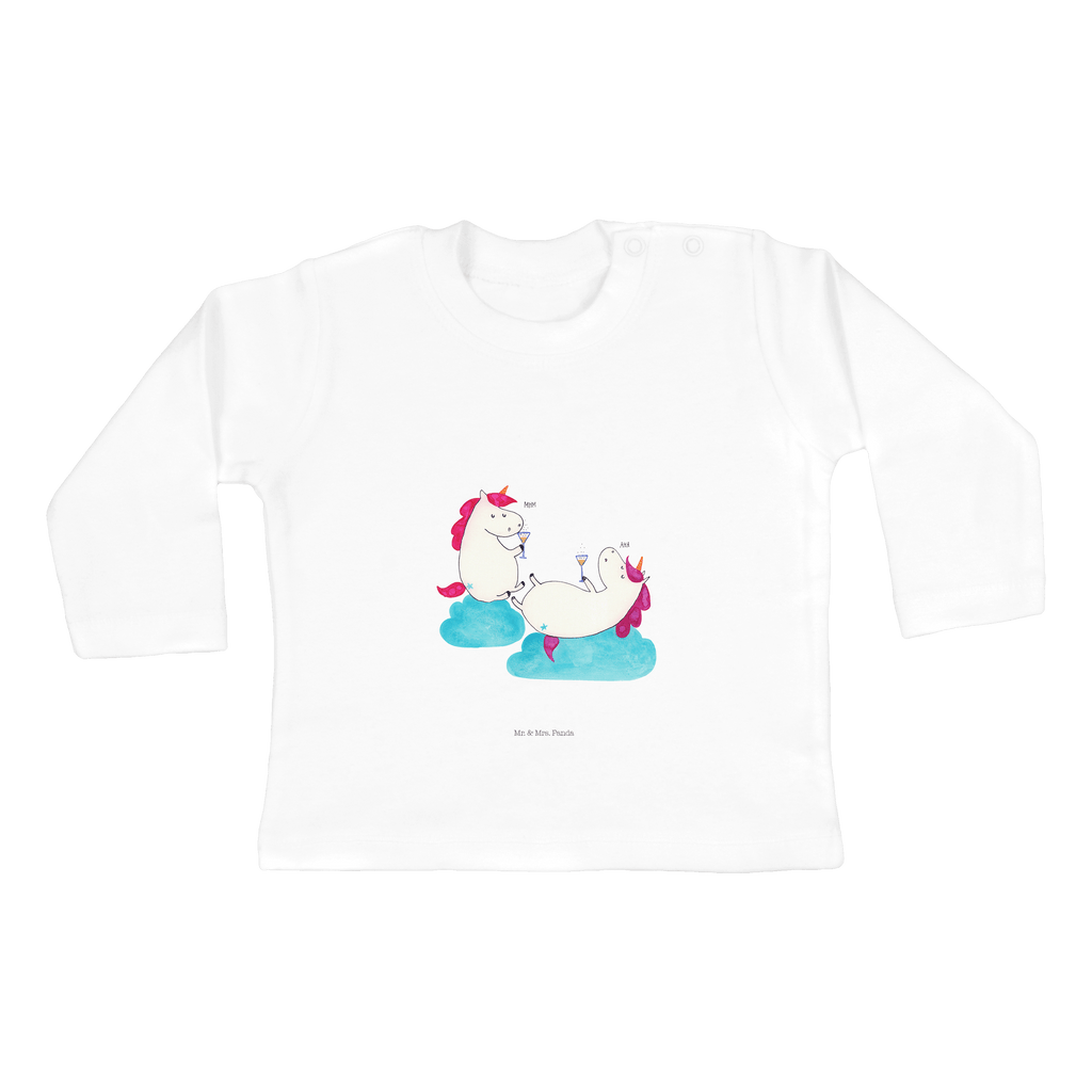 3-6 Monate Baby Longsleeve Einhörner Sekt Mädchen, Jungen, Baby, Langarm, Bio, Kleidung, Einhorn, Einhörner, Einhorn Deko, Pegasus, Unicorn, Freundinnen, Freundin, BFF, Sekt, Mädelsabend, Spaß, Party, Korken, Anstoßen, Beste