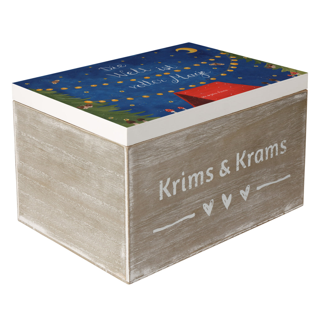 Holzkiste Die Welt ist voller Magie  Holzkiste, Kiste, Schatzkiste, Truhe, Schatulle, XXL,  Erinnerungsbox, Erinnerungskiste, Dekokiste, Aufbewahrungsbox  Blumen Deko, Frühlings Deko, Sommer Deko, Dekoration, positive Botschaft, Naturliebhaber, Outdoor, Natur, Abenteuer