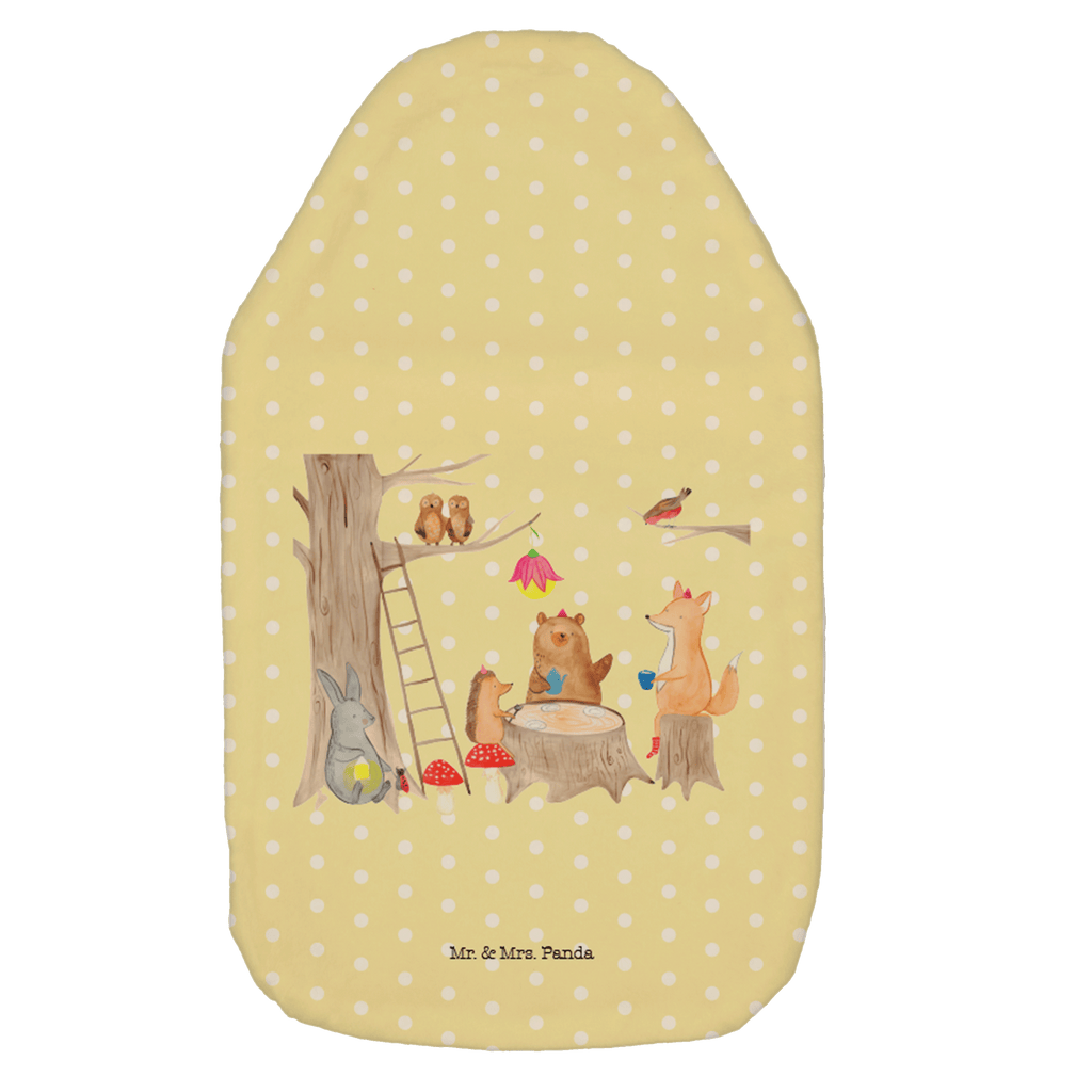 Wärmflasche Waldtiere Picknick Wärmekissen, Kinderwärmflasche, Körnerkissen, Wärmflaschenbezug, Wärmflasche mit Bezug, Tiermotive, Gute Laune, lustige Sprüche, Tiere, Waldtiere, Picknick, Wald, Fuchs, Hase, Igel, Maus, Eichhörnchen
