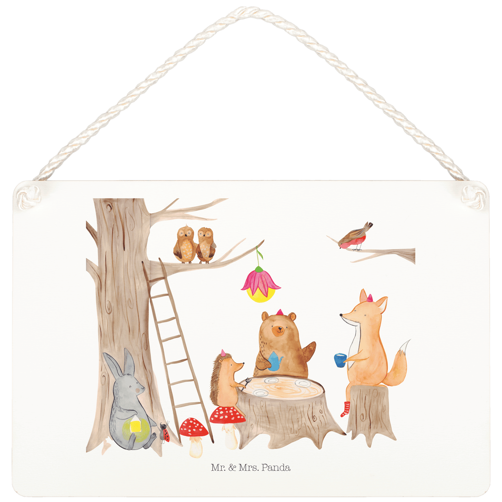 Deko Schild Waldtiere Picknick Dekoschild, Deko Schild, Schild, Tür Schild, Türschild, Holzschild, Wandschild, Wanddeko, Tiermotive, Gute Laune, lustige Sprüche, Tiere, Waldtiere, Picknick, Wald, Fuchs, Hase, Igel, Maus, Eichhörnchen