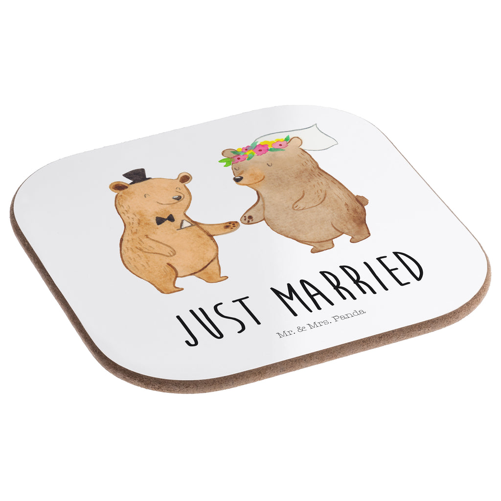 Quadratische Untersetzer Bären Heirat Bierdeckel, Glasuntersetzer, Untersetzer Gläser, Getränkeuntersetzer, Hochzeit, Hochzeitsgeschenk, Ehe, Hochzeitsfeier, Trauung, Trauungsgeschenk, Hochzeitskarte, Verlobungsfeier, Verlobungsgeschenk, Hochzeitsgeschenkideen, Hochzeitsgeschenke für Brautpaar, Hochzeitstag, Geschenk zur Hochzeit