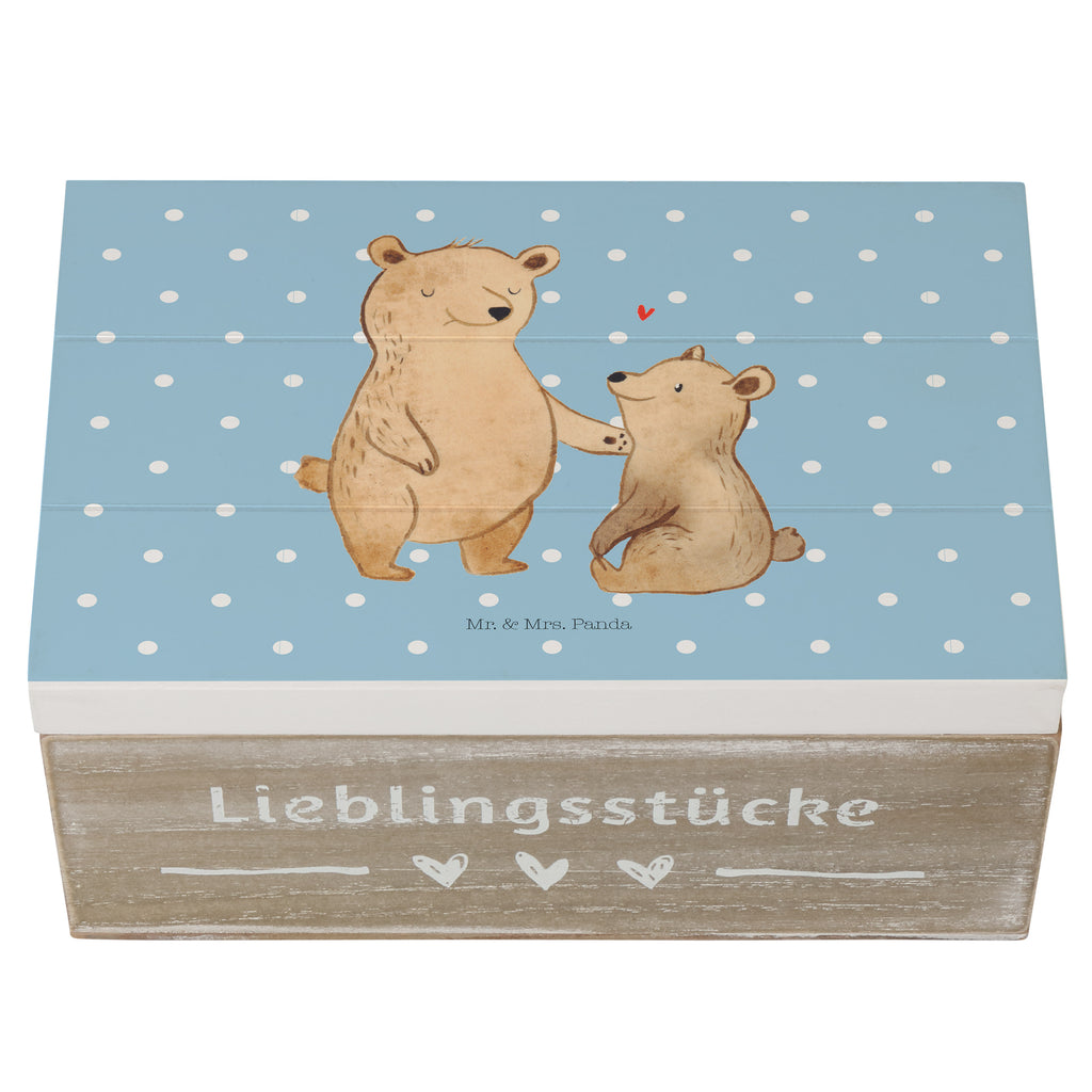 Holzkiste Bär Großer Bruder Holzkiste, Kiste, Schatzkiste, Truhe, Schatulle, XXL, Erinnerungsbox, Erinnerungskiste, Dekokiste, Aufbewahrungsbox, Familie, Vatertag, Muttertag, Bruder, Schwester, Mama, Papa, Oma, Opa, Großer Bruder, Geschwister, bester Bruder, Brudi, Bär, Bären