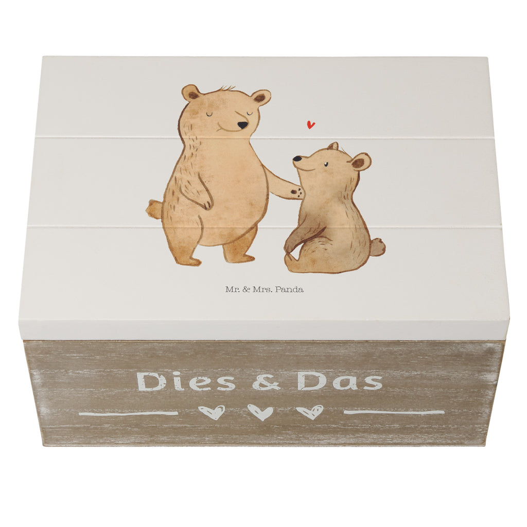 Holzkiste Bär Großer Bruder Holzkiste, Kiste, Schatzkiste, Truhe, Schatulle, XXL, Erinnerungsbox, Erinnerungskiste, Dekokiste, Aufbewahrungsbox, Familie, Vatertag, Muttertag, Bruder, Schwester, Mama, Papa, Oma, Opa, Großer Bruder, Geschwister, bester Bruder, Brudi, Bär, Bären