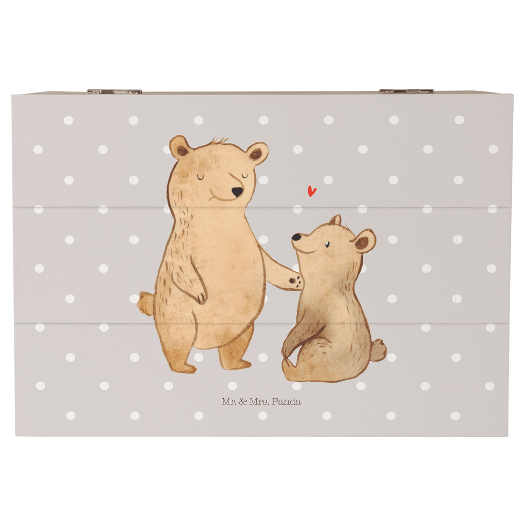 Holzkiste Bär Großer Bruder Holzkiste, Kiste, Schatzkiste, Truhe, Schatulle, XXL, Erinnerungsbox, Erinnerungskiste, Dekokiste, Aufbewahrungsbox, Familie, Vatertag, Muttertag, Bruder, Schwester, Mama, Papa, Oma, Opa, Großer Bruder, Geschwister, bester Bruder, Brudi, Bär, Bären