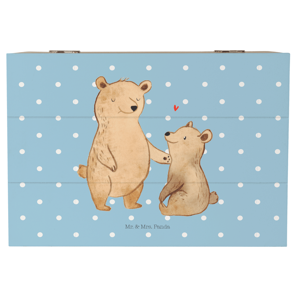 Holzkiste Bär Großer Bruder Holzkiste, Kiste, Schatzkiste, Truhe, Schatulle, XXL, Erinnerungsbox, Erinnerungskiste, Dekokiste, Aufbewahrungsbox, Familie, Vatertag, Muttertag, Bruder, Schwester, Mama, Papa, Oma, Opa, Großer Bruder, Geschwister, bester Bruder, Brudi, Bär, Bären