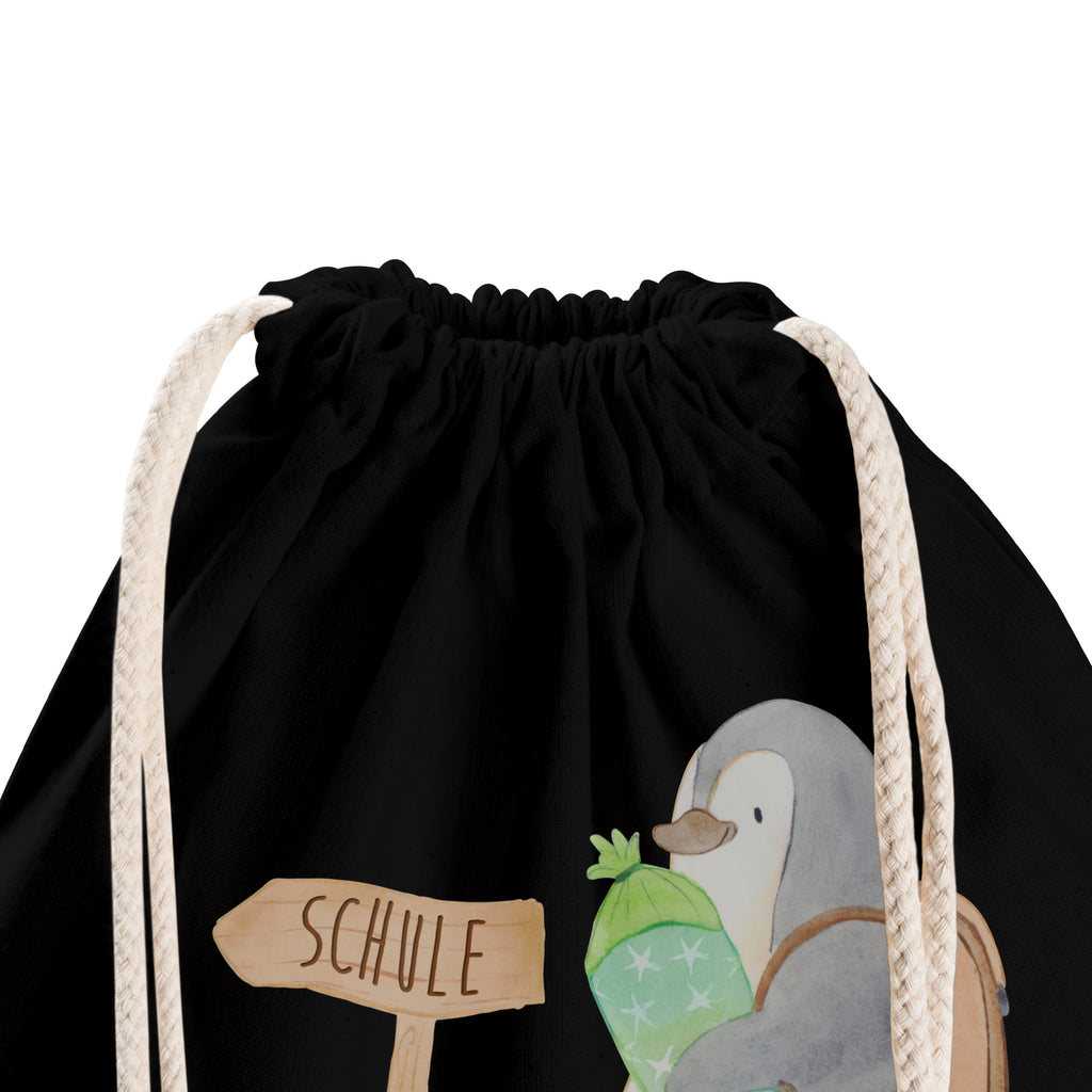 Sportbeutel Pinguin Schultüte Turnbeutel, Beutel, Sporttasche, Tasche, Stoffbeutel, Pinguin, Schulanfänger, Einschulung, 1. Klasse, Geschenk zur Einschulung, erster Schultag, Schulranzen