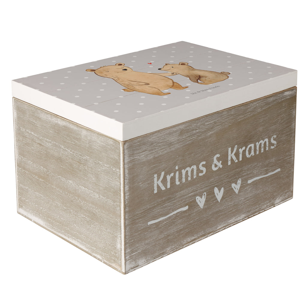 Holzkiste Bär Großer Bruder Holzkiste, Kiste, Schatzkiste, Truhe, Schatulle, XXL, Erinnerungsbox, Erinnerungskiste, Dekokiste, Aufbewahrungsbox, Familie, Vatertag, Muttertag, Bruder, Schwester, Mama, Papa, Oma, Opa, Großer Bruder, Geschwister, bester Bruder, Brudi, Bär, Bären