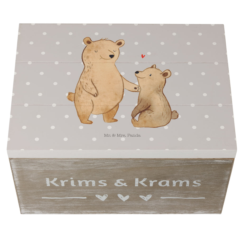 Holzkiste Bär Großer Bruder Holzkiste, Kiste, Schatzkiste, Truhe, Schatulle, XXL, Erinnerungsbox, Erinnerungskiste, Dekokiste, Aufbewahrungsbox, Familie, Vatertag, Muttertag, Bruder, Schwester, Mama, Papa, Oma, Opa, Großer Bruder, Geschwister, bester Bruder, Brudi, Bär, Bären