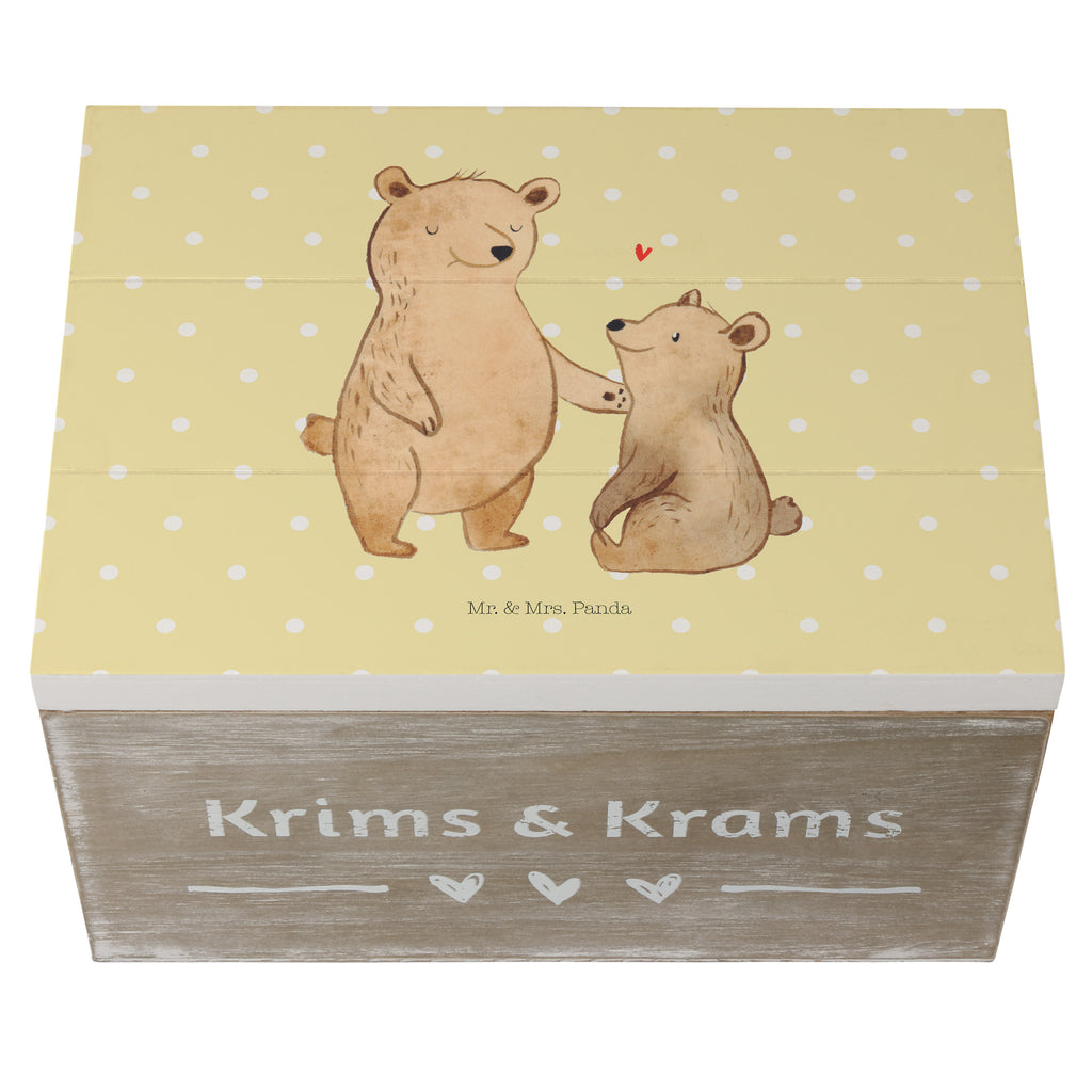 Holzkiste Bär Großer Bruder Holzkiste, Kiste, Schatzkiste, Truhe, Schatulle, XXL, Erinnerungsbox, Erinnerungskiste, Dekokiste, Aufbewahrungsbox, Familie, Vatertag, Muttertag, Bruder, Schwester, Mama, Papa, Oma, Opa, Großer Bruder, Geschwister, bester Bruder, Brudi, Bär, Bären