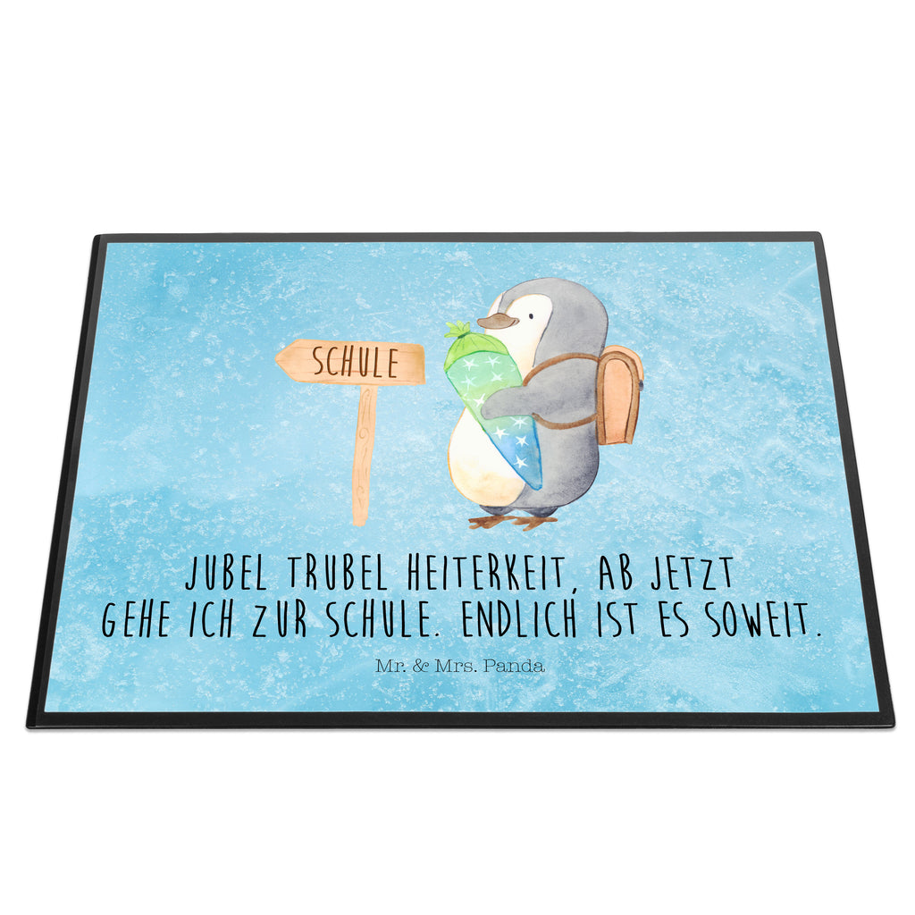 Schreibtischunterlage Pinguin Schultüte Schreibunterlage, Schreibtischauflage, Bürobedarf, Büroartikel, Schreibwaren, Schreibtisch Unterlagen, Schreibtischunterlage Groß, Pinguin, Schulanfänger, Einschulung, 1. Klasse, Geschenk zur Einschulung, erster Schultag, Schulranzen