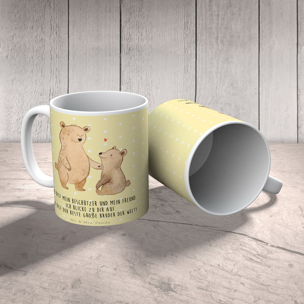 Tasse Bär Großer Bruder Großer Bruder, Bruder, Geschwister, bester Bruder, Brudi, Bär, Bären Becher, Kaffeetasse, Kaffeebecher, Tee, Frühstück, Büro  Familie, Vatertag, Muttertag, Bruder, Schwester, Mama, Papa, Oma, Opa