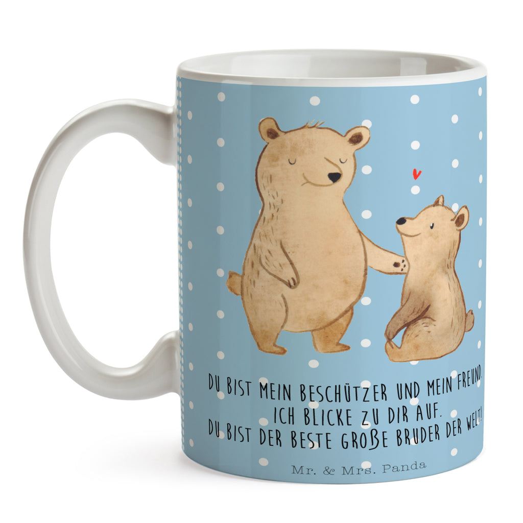 Tasse Bär Großer Bruder Großer Bruder, Bruder, Geschwister, bester Bruder, Brudi, Bär, Bären Becher, Kaffeetasse, Kaffeebecher, Tee, Frühstück, Büro  Familie, Vatertag, Muttertag, Bruder, Schwester, Mama, Papa, Oma, Opa