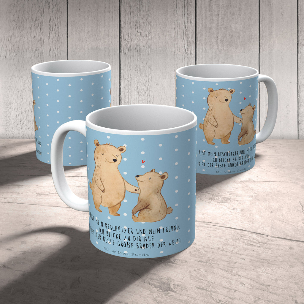 Tasse Bär Großer Bruder Großer Bruder, Bruder, Geschwister, bester Bruder, Brudi, Bär, Bären Becher, Kaffeetasse, Kaffeebecher, Tee, Frühstück, Büro  Familie, Vatertag, Muttertag, Bruder, Schwester, Mama, Papa, Oma, Opa