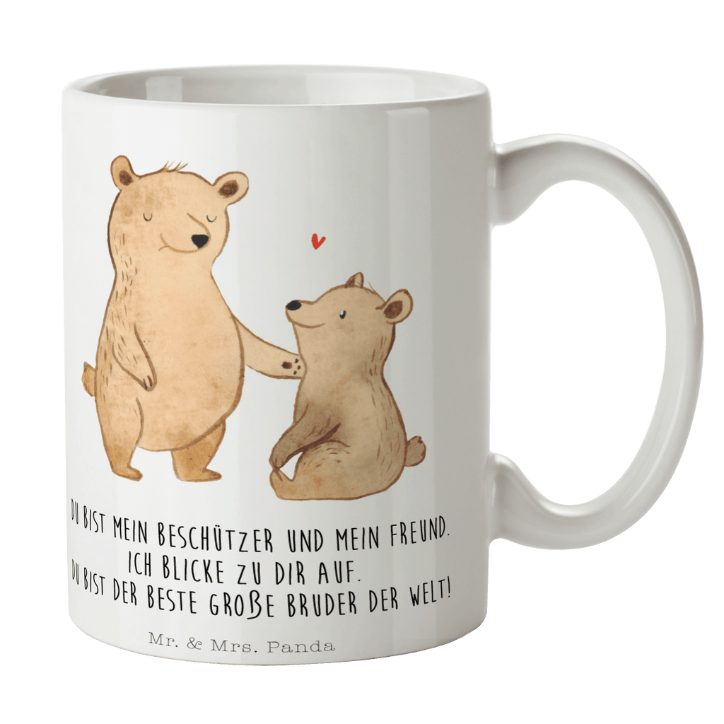 Tasse Bär Großer Bruder Großer Bruder, Bruder, Geschwister, bester Bruder, Brudi, Bär, Bären Becher, Kaffeetasse, Kaffeebecher, Tee, Frühstück, Büro  Familie, Vatertag, Muttertag, Bruder, Schwester, Mama, Papa, Oma, Opa