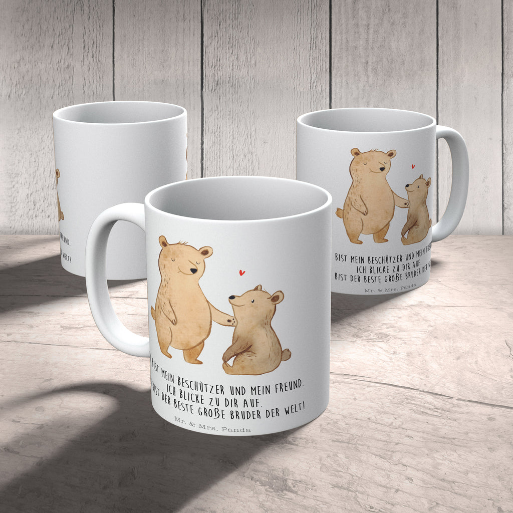 Tasse Bär Großer Bruder Großer Bruder, Bruder, Geschwister, bester Bruder, Brudi, Bär, Bären Becher, Kaffeetasse, Kaffeebecher, Tee, Frühstück, Büro  Familie, Vatertag, Muttertag, Bruder, Schwester, Mama, Papa, Oma, Opa
