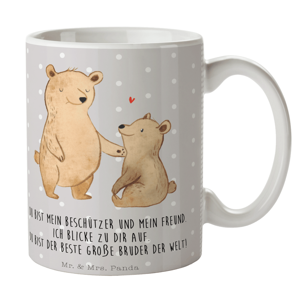 Tasse Bär Großer Bruder Großer Bruder, Bruder, Geschwister, bester Bruder, Brudi, Bär, Bären Becher, Kaffeetasse, Kaffeebecher, Tee, Frühstück, Büro  Familie, Vatertag, Muttertag, Bruder, Schwester, Mama, Papa, Oma, Opa
