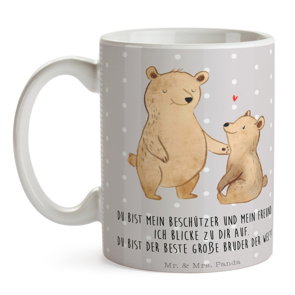 Tasse Bär Großer Bruder Großer Bruder, Bruder, Geschwister, bester Bruder, Brudi, Bär, Bären Becher, Kaffeetasse, Kaffeebecher, Tee, Frühstück, Büro  Familie, Vatertag, Muttertag, Bruder, Schwester, Mama, Papa, Oma, Opa