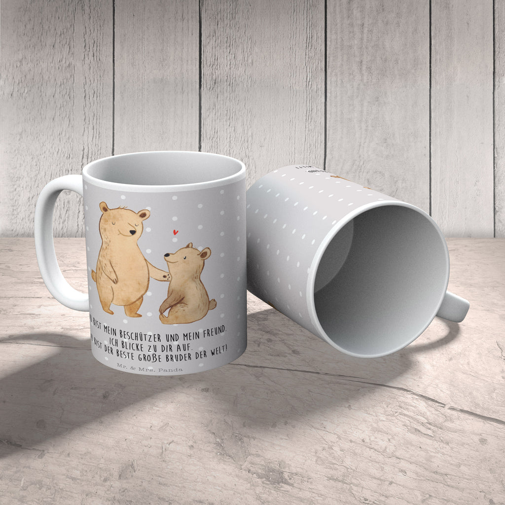 Tasse Bär Großer Bruder Großer Bruder, Bruder, Geschwister, bester Bruder, Brudi, Bär, Bären Becher, Kaffeetasse, Kaffeebecher, Tee, Frühstück, Büro  Familie, Vatertag, Muttertag, Bruder, Schwester, Mama, Papa, Oma, Opa