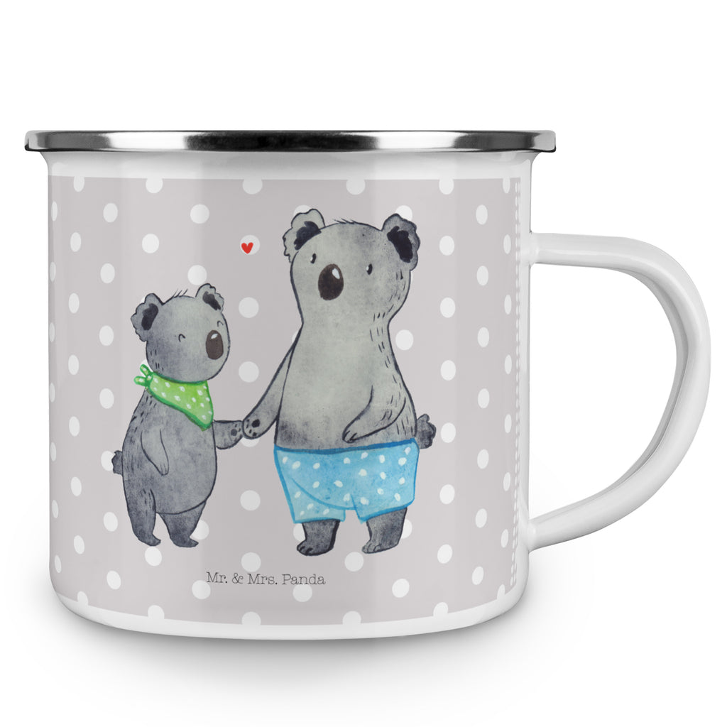 Camping Emaille Tasse Koala Kleiner Bruder Campingtasse, Trinkbecher, Metalltasse, Outdoor Tasse, Emaille Trinkbecher, Blechtasse Outdoor, Emaille Campingbecher, Edelstahl Trinkbecher, Metalltasse für Camping, Kaffee Blechtasse, Camping Tasse Metall, Familie, Vatertag, Muttertag, Bruder, Schwester, Mama, Papa, Oma, Opa, Kleiner Bruder, Geschwister, Lieblingsbruder, Nesthäkchen, Koala, Koalas