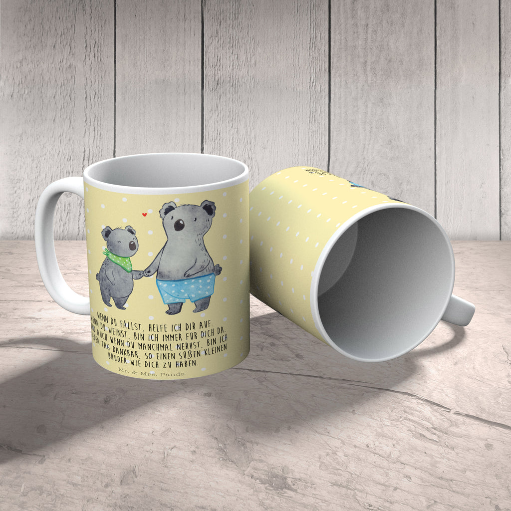 Tasse Koala Kleiner Bruder Kleiner Bruder, Bruder, Geschwister, Lieblingsbruder, Nesthäkchen, Koala, Koalas Becher, Kaffeetasse, Kaffeebecher, Tee, Frühstück, Büro  Familie, Vatertag, Muttertag, Bruder, Schwester, Mama, Papa, Oma, Opa