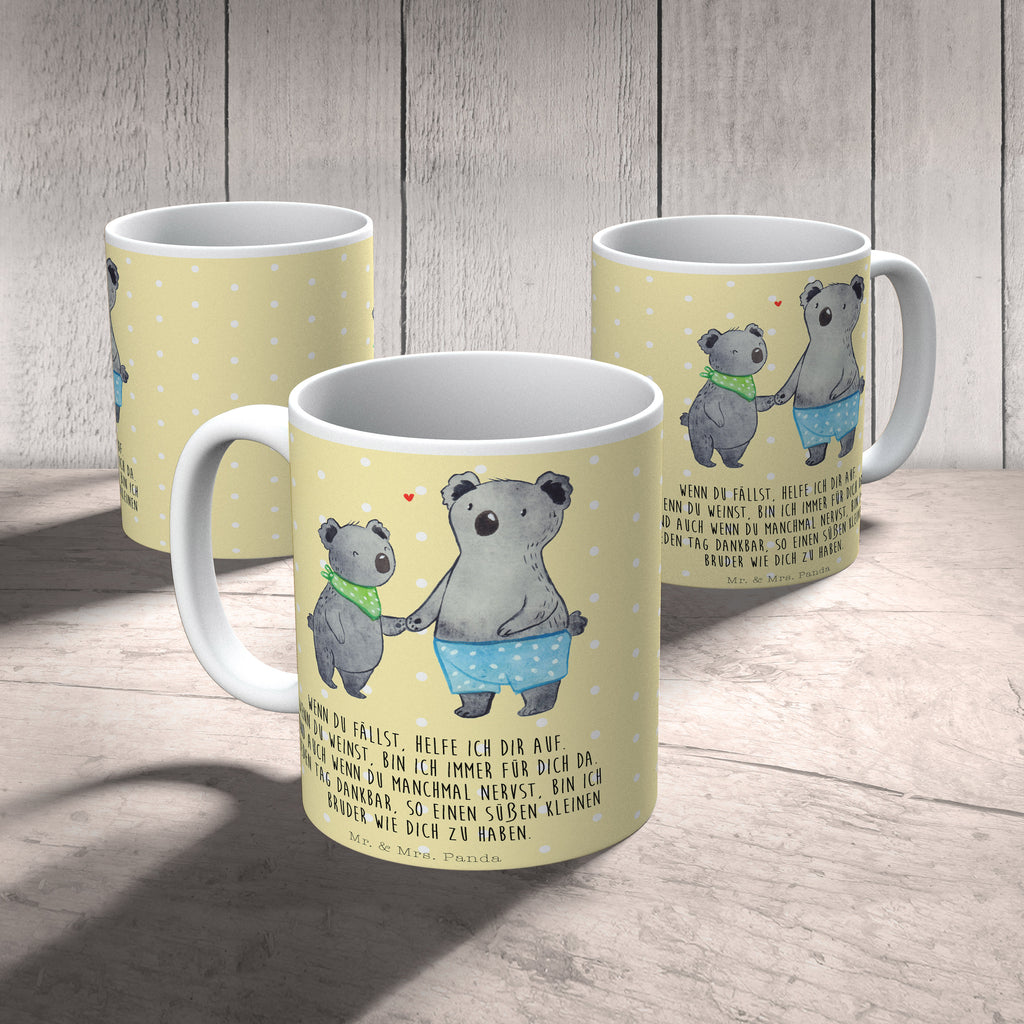 Tasse Koala Kleiner Bruder Kleiner Bruder, Bruder, Geschwister, Lieblingsbruder, Nesthäkchen, Koala, Koalas Becher, Kaffeetasse, Kaffeebecher, Tee, Frühstück, Büro  Familie, Vatertag, Muttertag, Bruder, Schwester, Mama, Papa, Oma, Opa