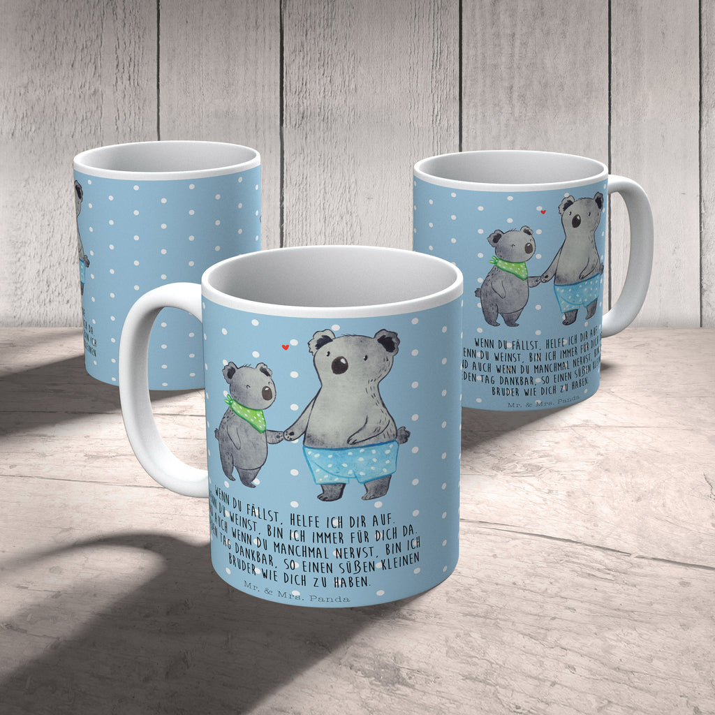 Tasse Koala Kleiner Bruder Kleiner Bruder, Bruder, Geschwister, Lieblingsbruder, Nesthäkchen, Koala, Koalas Becher, Kaffeetasse, Kaffeebecher, Tee, Frühstück, Büro  Familie, Vatertag, Muttertag, Bruder, Schwester, Mama, Papa, Oma, Opa