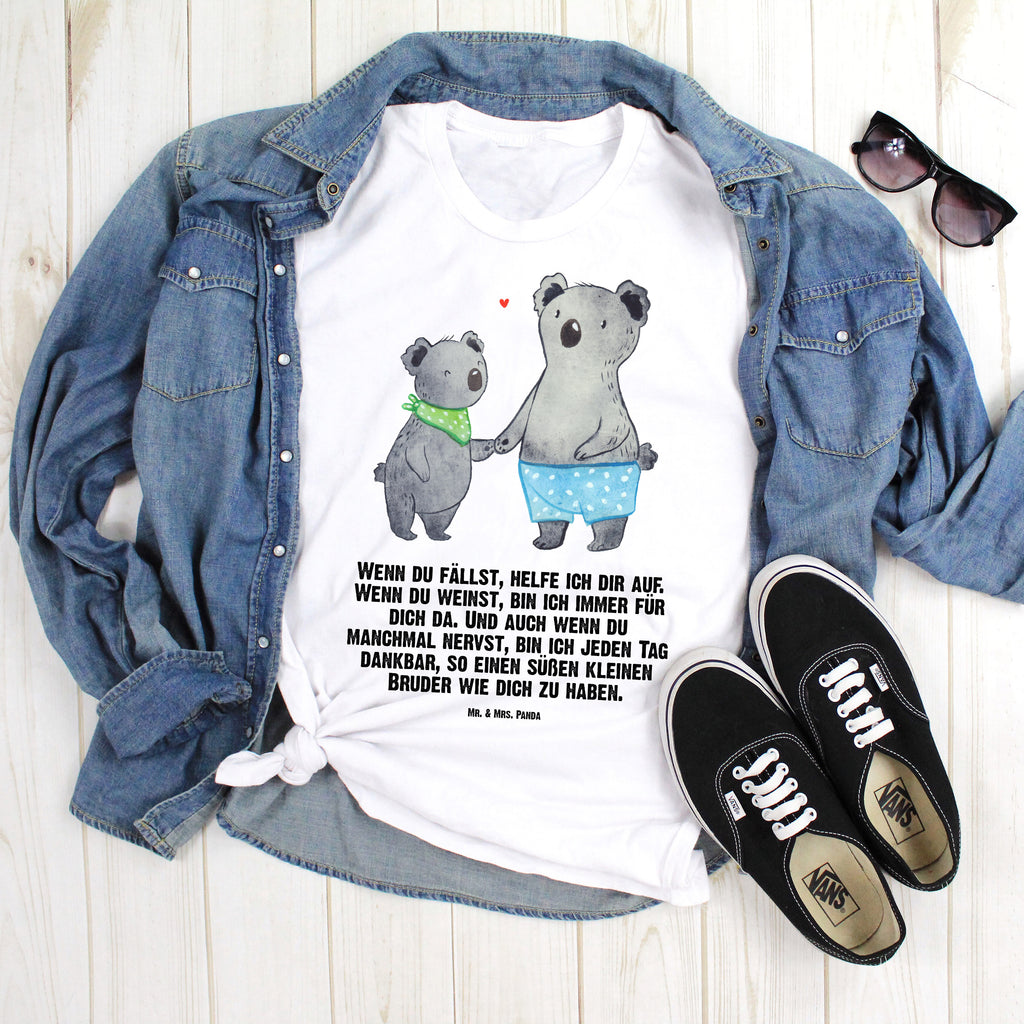 Größe L T-Shirt Koala Kleiner Bruder T-Shirt, Shirt, Tshirt, Lustiges T-Shirt, T-Shirt mit Spruch, Party, Junggesellenabschied, Jubiläum, Geburstag, Herrn, Damen, Männer, Frauen, Schlafshirt, Nachthemd, Sprüche, Familie, Vatertag, Muttertag, Bruder, Schwester, Mama, Papa, Oma, Opa, Kleiner Bruder, Geschwister, Lieblingsbruder, Nesthäkchen, Koala, Koalas