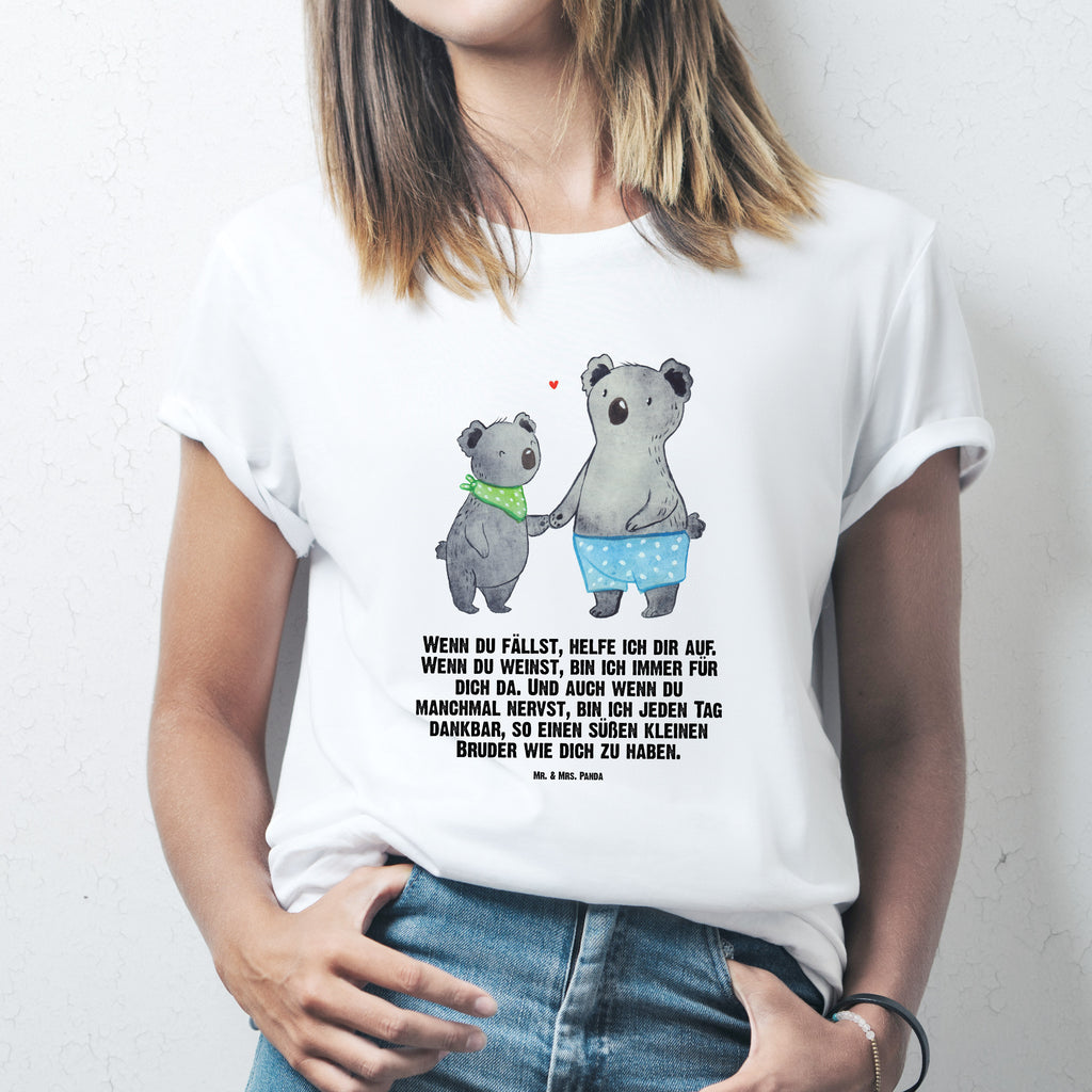 Größe L T-Shirt Koala Kleiner Bruder T-Shirt, Shirt, Tshirt, Lustiges T-Shirt, T-Shirt mit Spruch, Party, Junggesellenabschied, Jubiläum, Geburstag, Herrn, Damen, Männer, Frauen, Schlafshirt, Nachthemd, Sprüche, Familie, Vatertag, Muttertag, Bruder, Schwester, Mama, Papa, Oma, Opa, Kleiner Bruder, Geschwister, Lieblingsbruder, Nesthäkchen, Koala, Koalas