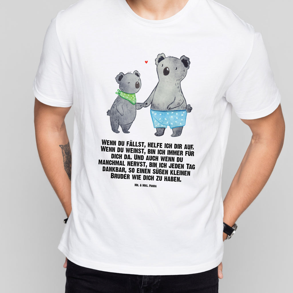 Größe L T-Shirt Koala Kleiner Bruder T-Shirt, Shirt, Tshirt, Lustiges T-Shirt, T-Shirt mit Spruch, Party, Junggesellenabschied, Jubiläum, Geburstag, Herrn, Damen, Männer, Frauen, Schlafshirt, Nachthemd, Sprüche, Familie, Vatertag, Muttertag, Bruder, Schwester, Mama, Papa, Oma, Opa, Kleiner Bruder, Geschwister, Lieblingsbruder, Nesthäkchen, Koala, Koalas