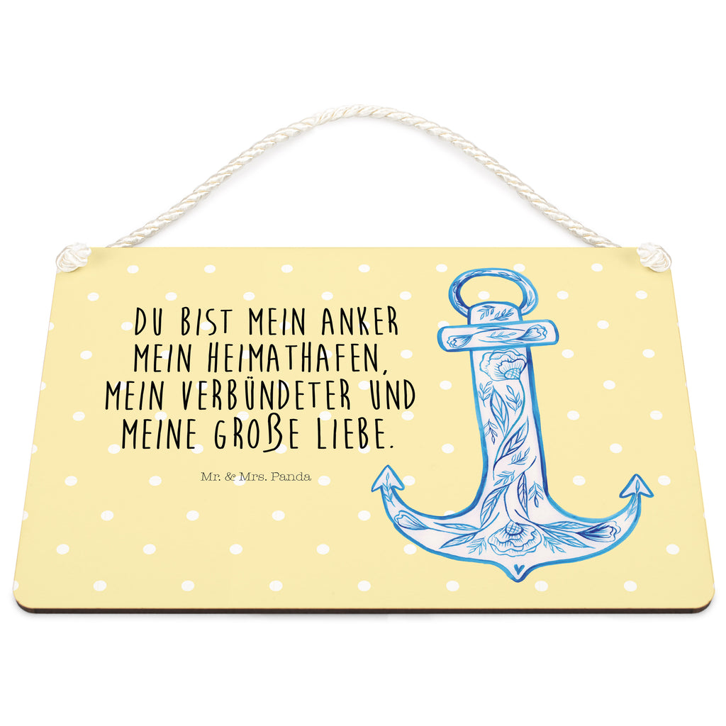 Deko Schild Anker Blau Dekoschild, Deko Schild, Schild, Tür Schild, Türschild, Holzschild, Wandschild, Wanddeko, Tiermotive, Gute Laune, lustige Sprüche, Tiere