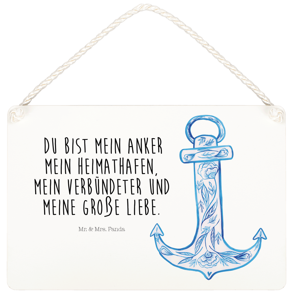 Deko Schild Anker Blau Dekoschild, Deko Schild, Schild, Tür Schild, Türschild, Holzschild, Wandschild, Wanddeko, Tiermotive, Gute Laune, lustige Sprüche, Tiere