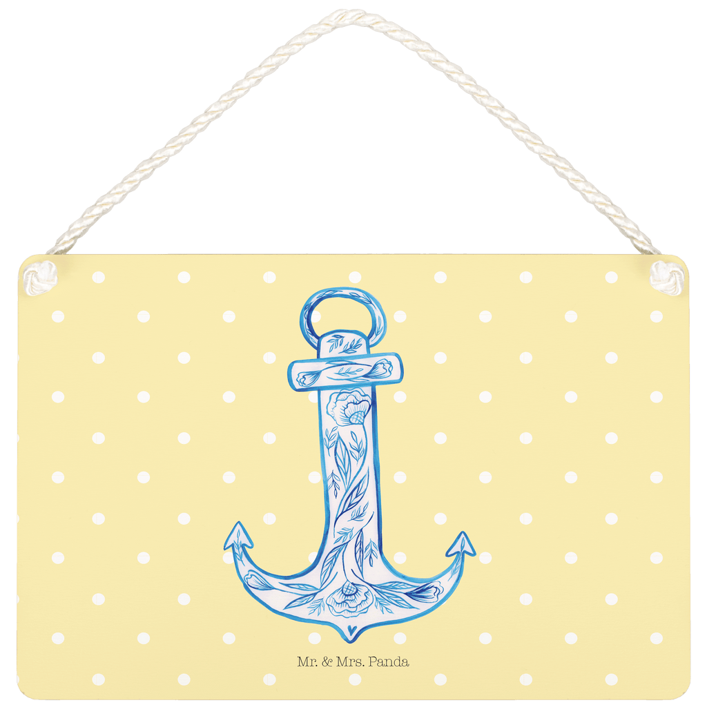 Deko Schild Anker Blau Dekoschild, Deko Schild, Schild, Tür Schild, Türschild, Holzschild, Wandschild, Wanddeko, Tiermotive, Gute Laune, lustige Sprüche, Tiere