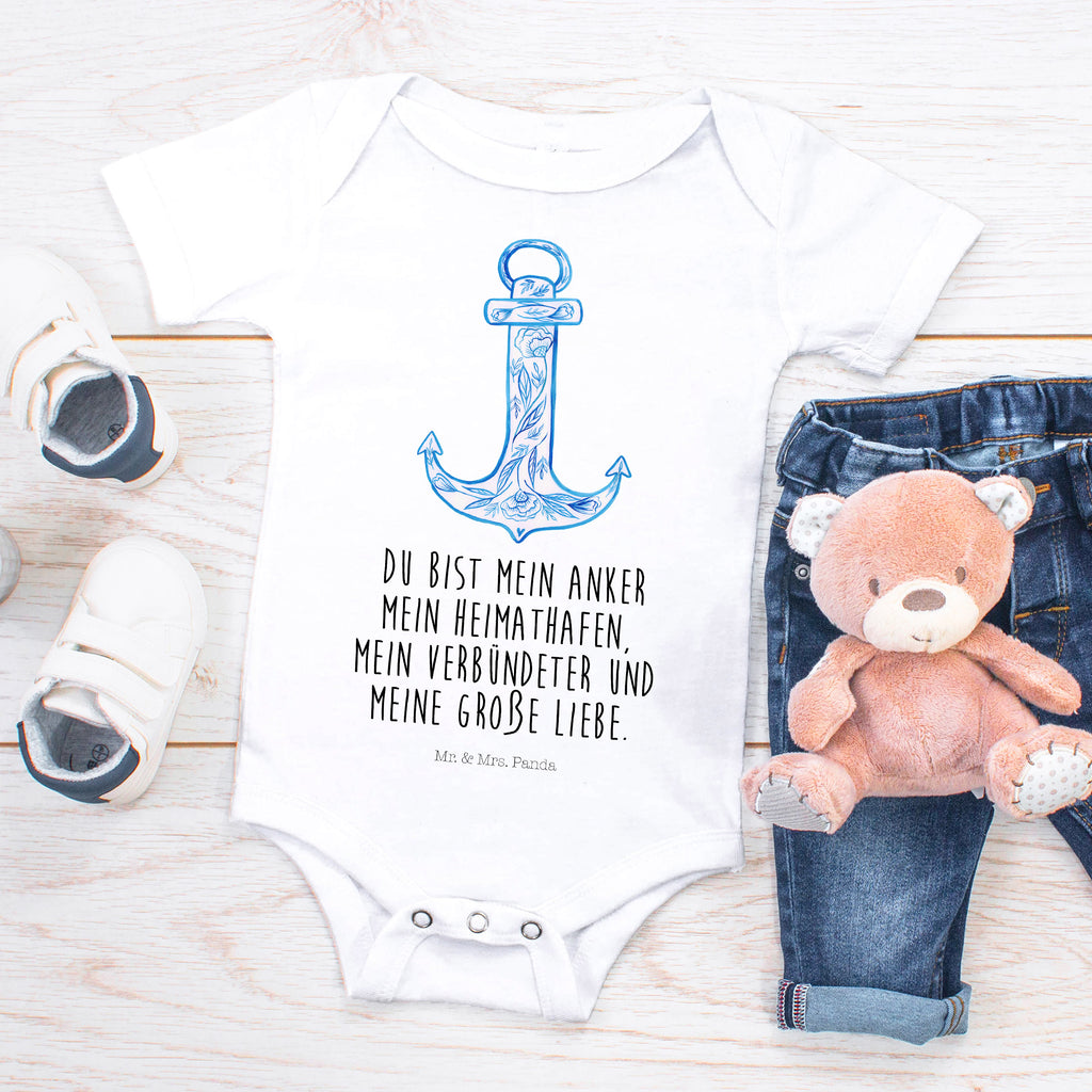 Organic Baby Body Anker Blau Babykleidung, Babystrampler, Strampler, Wickelbody, Baby Erstausstattung, Junge, Mädchen, Tiermotive, Gute Laune, lustige Sprüche, Tiere