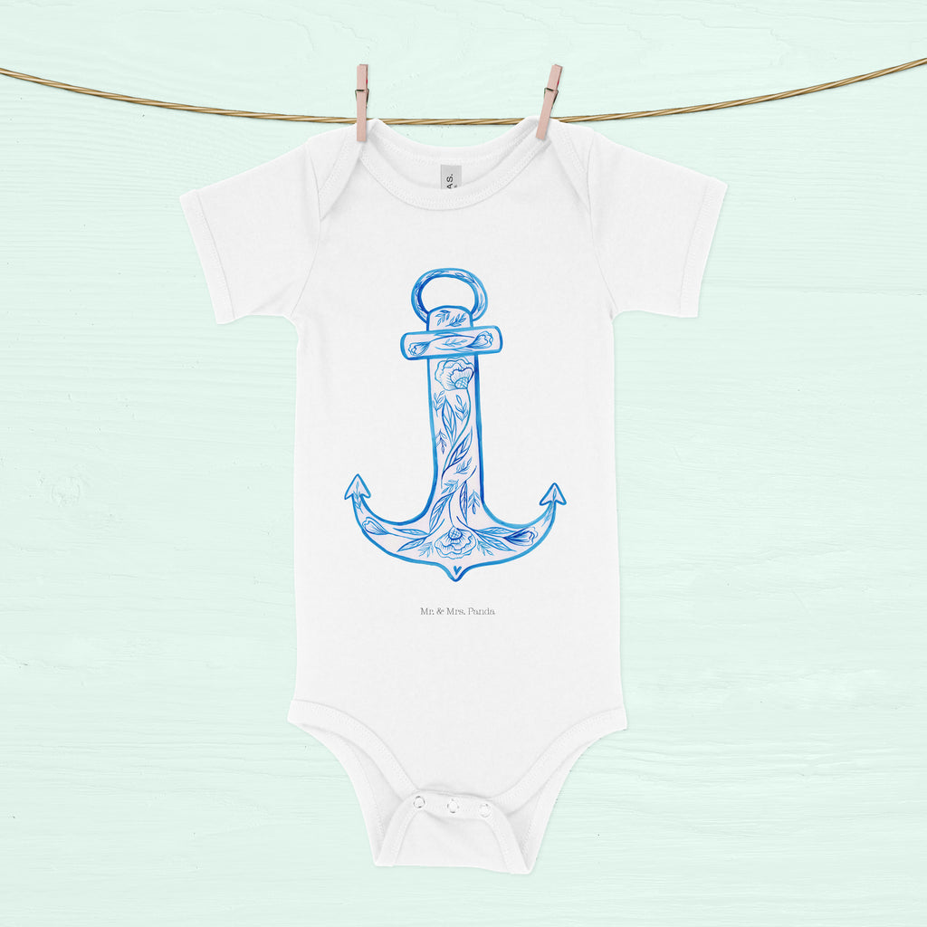Organic Baby Body Anker Blau Babykleidung, Babystrampler, Strampler, Wickelbody, Baby Erstausstattung, Junge, Mädchen, Tiermotive, Gute Laune, lustige Sprüche, Tiere
