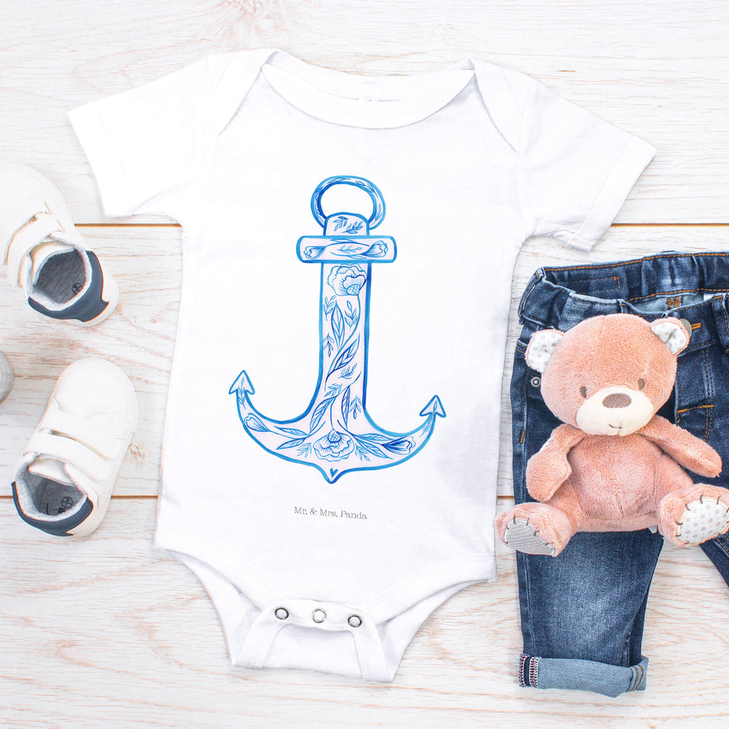 Organic Baby Body Anker Blau Babykleidung, Babystrampler, Strampler, Wickelbody, Baby Erstausstattung, Junge, Mädchen, Tiermotive, Gute Laune, lustige Sprüche, Tiere
