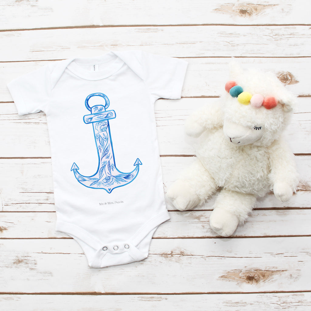 Organic Baby Body Anker Blau Babykleidung, Babystrampler, Strampler, Wickelbody, Baby Erstausstattung, Junge, Mädchen, Tiermotive, Gute Laune, lustige Sprüche, Tiere