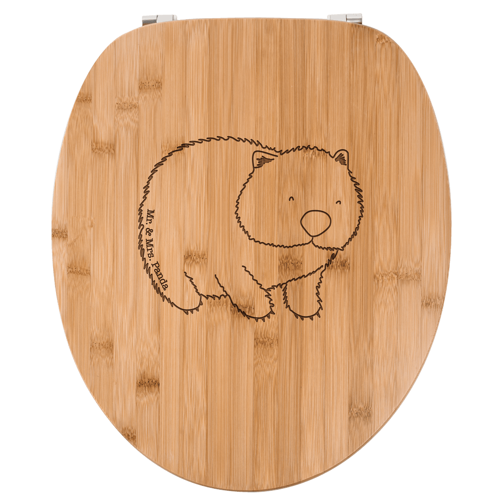 WC Sitz Wombat Klobrille, Klodeckel, Toilettendeckel, WC-Sitz, Toilette, Tiermotive, Gute Laune, lustige Sprüche, Tiere, Wombat, Das Leben ist schön, Motivation, Spruch, Australien