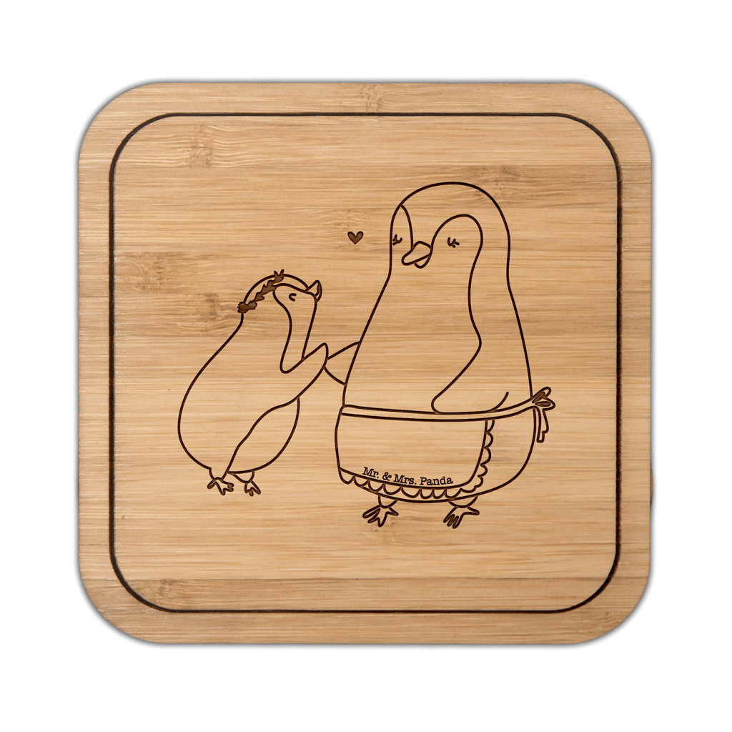 Untersetzer quadratisch Pinguin mit Kind Untersetzer, Bierdeckel, Glasuntersetzer, Untersetzer Gläser, Getränkeuntersetzer, Familie, Vatertag, Muttertag, Bruder, Schwester, Mama, Papa, Oma, Opa, Geschenk, Mami, Mutti, Mutter, Geburststag