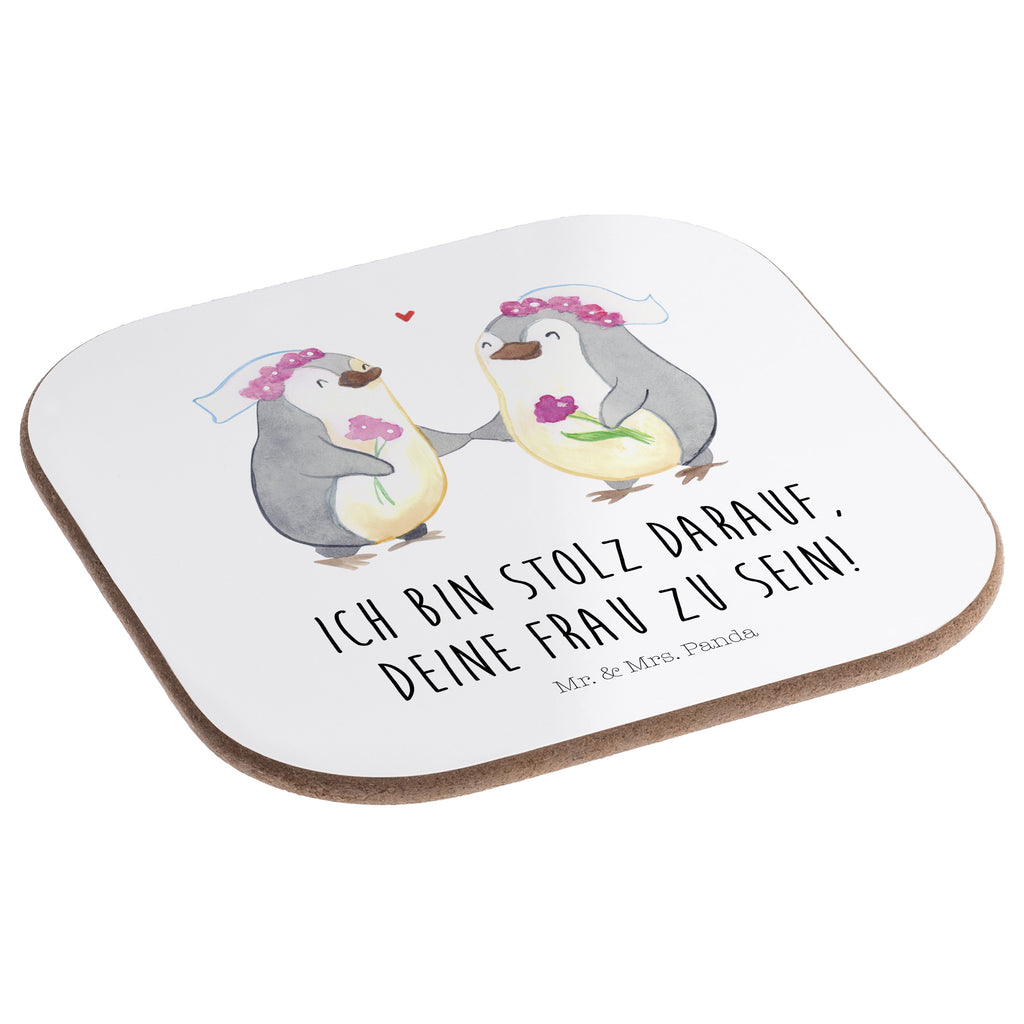 Quadratische Untersetzer Pinguin Pärchen Lesbian Pride Bierdeckel, Glasuntersetzer, Untersetzer Gläser, Getränkeuntersetzer, Hochzeit, Hochzeitsgeschenk, Ehe, Hochzeitsfeier, Trauung, Trauungsgeschenk, Hochzeitskarte, Verlobungsfeier, Verlobungsgeschenk, Hochzeitsgeschenkideen, Hochzeitsgeschenke für Brautpaar
