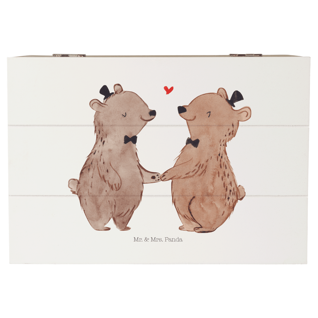 Holzkiste Bären Pärchen Gay Pride  Holzkiste, Kiste, Schatzkiste, Truhe, Schatulle, XXL,  Erinnerungsbox, Erinnerungskiste, Dekokiste, Aufbewahrungsbox  Hochzeit, Hochzeitsgeschenk, Ehe, Hochzeitsfeier, Trauung, Trauungsgeschenk, Hochzeitskarte, Verlobungsfeier, Verlobungsgeschenk, Hochzeitsgeschenkideen