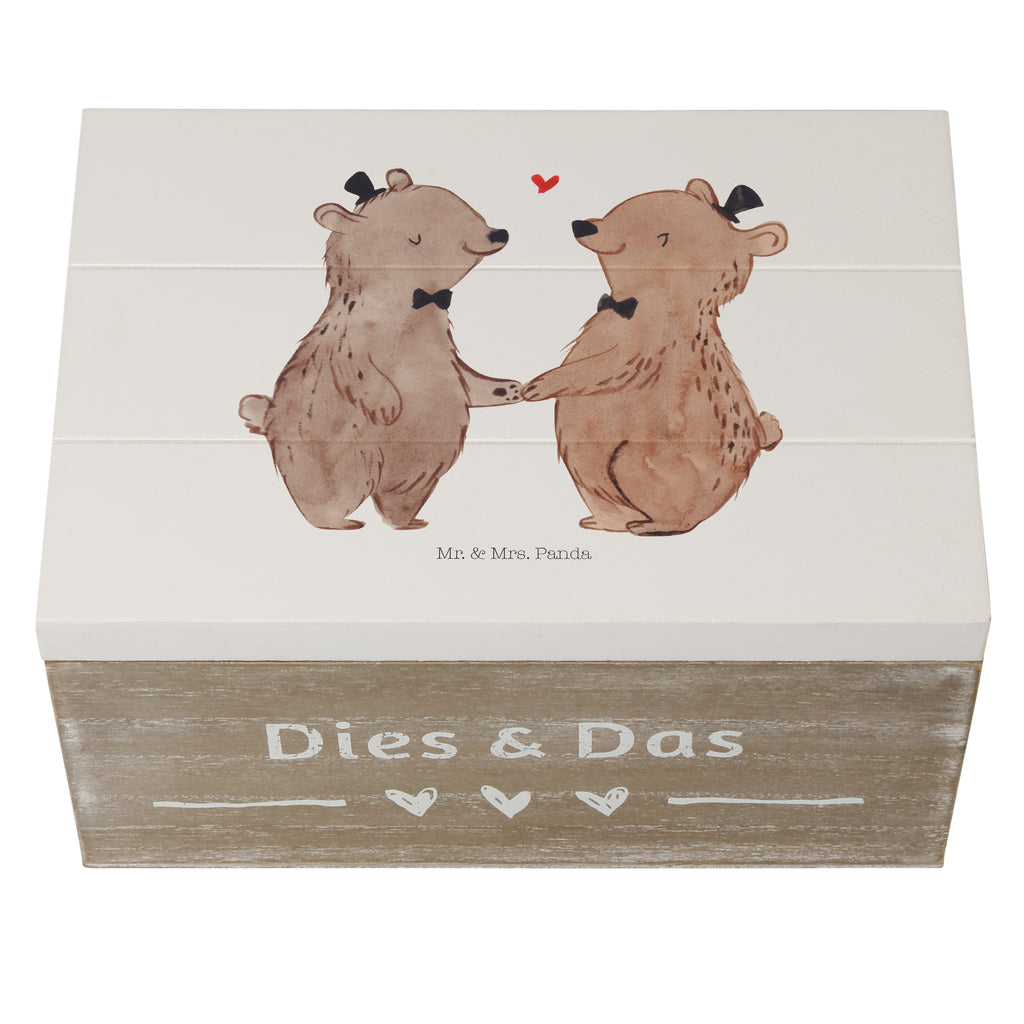 Holzkiste Bären Pärchen Gay Pride  Holzkiste, Kiste, Schatzkiste, Truhe, Schatulle, XXL,  Erinnerungsbox, Erinnerungskiste, Dekokiste, Aufbewahrungsbox  Hochzeit, Hochzeitsgeschenk, Ehe, Hochzeitsfeier, Trauung, Trauungsgeschenk, Hochzeitskarte, Verlobungsfeier, Verlobungsgeschenk, Hochzeitsgeschenkideen