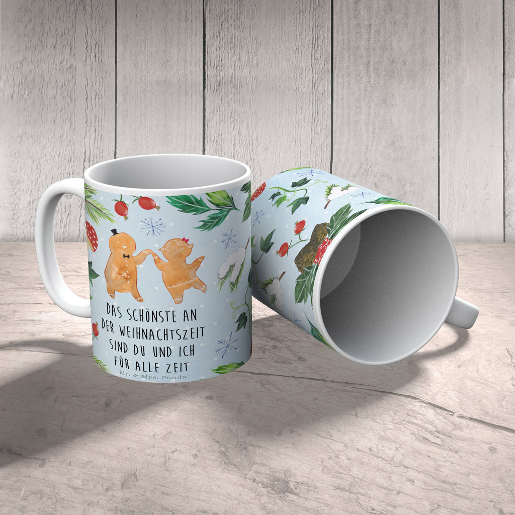 Tasse Lebkuchen Pärchen  Becher, Kaffeetasse, Kaffeebecher, Tee, Frühstück, Büro  Winter, Weihnachten, Weihnachtsdeko, Nikolaus, Advent, Heiligabend, Wintermotiv