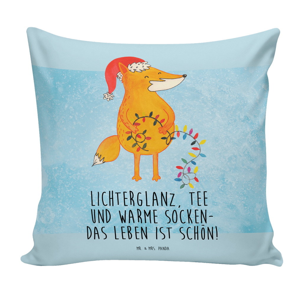40x40 Kissen Fuchs Weihnachten Kissenhülle, Kopfkissen, Sofakissen, Dekokissen, Motivkissen, Winter, Weihnachten, Weihnachtsdeko, Nikolaus, Advent, Heiligabend, Wintermotiv, Fuchs, Füchse, Spruch schön, Geschenk Weihnachten, Weihnachtsmann, Weihnachtszeit